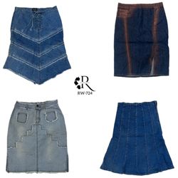 Y2K IT Girl Denim Midi Skirt ( RW-724)