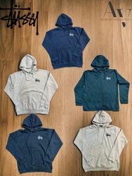 Stussy rework style Embroidery hoodies