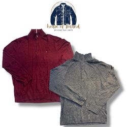 Full and half zippers tommy hilfiger sweaters