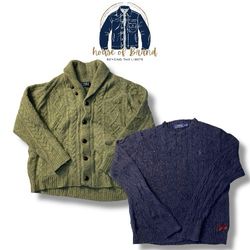 Polo Ralph Lauren sweaters and zippers