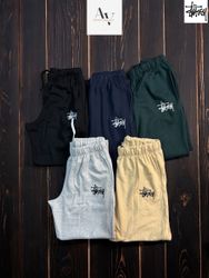 Stussy rework style fleeces trousers