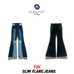 Y2K Slim Flare Jeans - EV0931
