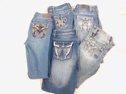 IQ0656 Iconic Y2K Spark Flares Jeans