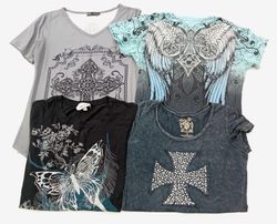 IQ0669 Y2K Chic Goth Baby Tee