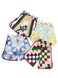 アップサイクルキルティッドショーツ