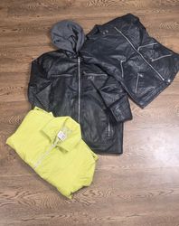 美しいレザーのジャケット