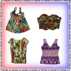 Unique Maximalist camis, corsets, tops (SS-1231)
