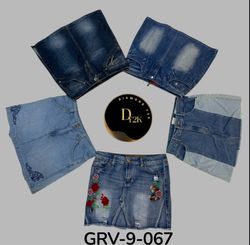 Jupe Midi en Jean Vintage – Style de Rue Iconique ..
