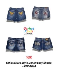 Y2K MISS ME Style Denim Sexy Shorts FFV 0046
