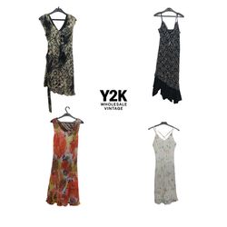 00s European Mix midi dresses (YEV14)