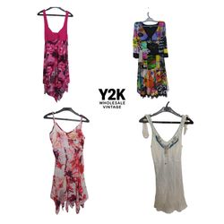 00s European Mix midi dresses (YEV15)