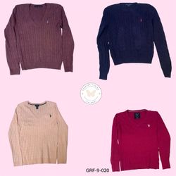 Y2K Polo Ralph Lauren Kabelstrickpullover – Vintag..