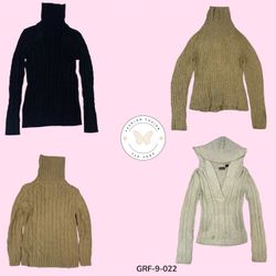 Retro Y2K Hi-Neck Strickpullover – Zeitloser Stil ..