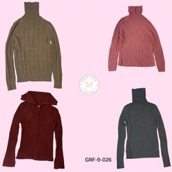 Vintage Y2K Pullover mit hohem Kragen – Modeikone ..