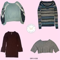 Y2K Free People Kabelstrickpullover – Vintage 2000..