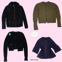 Y2K Double Zipper Sweater – Retro Streetwear Knit ..