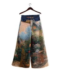Upcycled Tapestry Wide Leg Pants