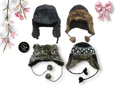 Y2K Winter Trapper Hat and Fur Hat