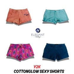 Y2K Cotton Glow Sexy Shorts - EV0979