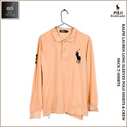 RALPH LAUREN LANGARM POLOHEMDER & RUNDHALS T-SHIRT..