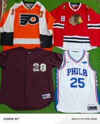 NFL, NHL, NBA, MLB, Jersey