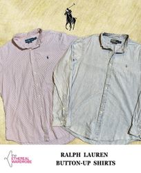 Chemises à boutons Ralph Lauren 10 pièces