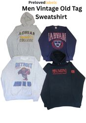 Men’s Vintage Old Tag Sweatshirt Bundle – ( WCV: 5..