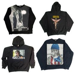 Pacote de Hoodie com Banda e Gráfico – Tour, Affli..