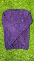 Ralph lauren polo cable knit and full sleeves shir..
