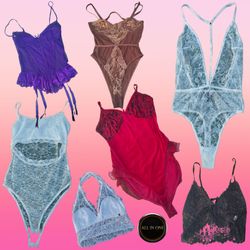 Y2K Sexy Lace Lingerie Bodysuits & Bralettes