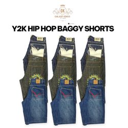 Y2K HIP HOP BAGGY SHORTS