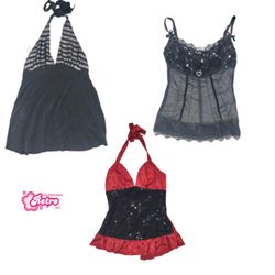 Y2K Love Story Cami Tops