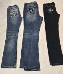 Y2K Embellished Flare Jeans