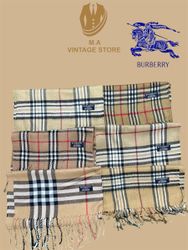 Sciarpe Burberry Beige Firmate
