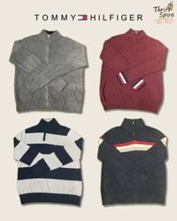 TOMMY HILFIGER 1/4 zip & Full zip sweaters - (TS-0..