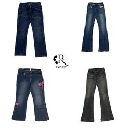 Jeans in Denim unici Y2K IT Girl (RW-739)