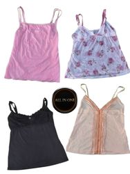 Y2K Spitzen-Camisole Crop Top (Brands Cami) ästhet..