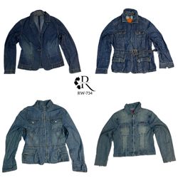 Giacche di jeans uniche Y2k (RW-734)