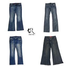 Y2K Unique Denim Jeans (RW-735)
