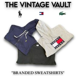 Branded Sweatshirts Including Polo Tommy Hilfiger ..