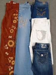 #126 Ladies Y2K Flared Jeans