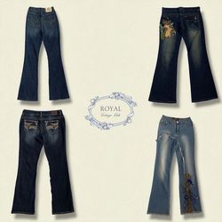 Y2K Trendy Flare Jeans