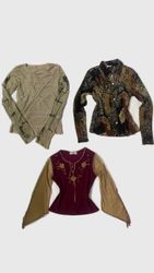 Y2k Cyber Cozy Blouse (M-101)