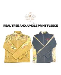 REAL TREE AND JUNGLE PRINT FLEECE