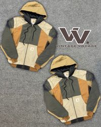 Jaquetas Ativas de Patchwork Style Rework Carhartt..