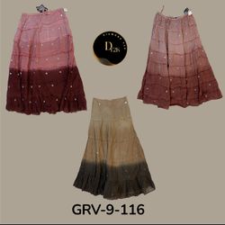 Gonna in cotone mix – Stile vintage Y2K (GRV-9-116..