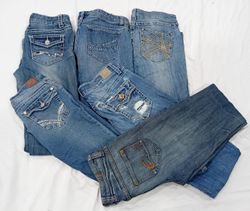 IQ0704 Y2K Chic Revival Embroidery Flare Jeans
