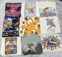 Vintage Einzelnaht T-Shirts