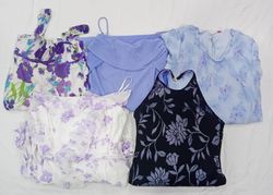 IQ0712 Y2K Chic Angel Vestidos Lilás