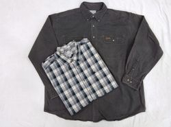 Camisa de Trabalho Vintage Clássica Carhartt CR517..
